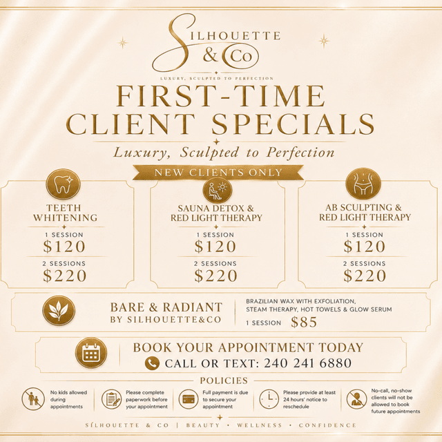First Time Client Specials at Silhouette&Co in Falls Church, VA
